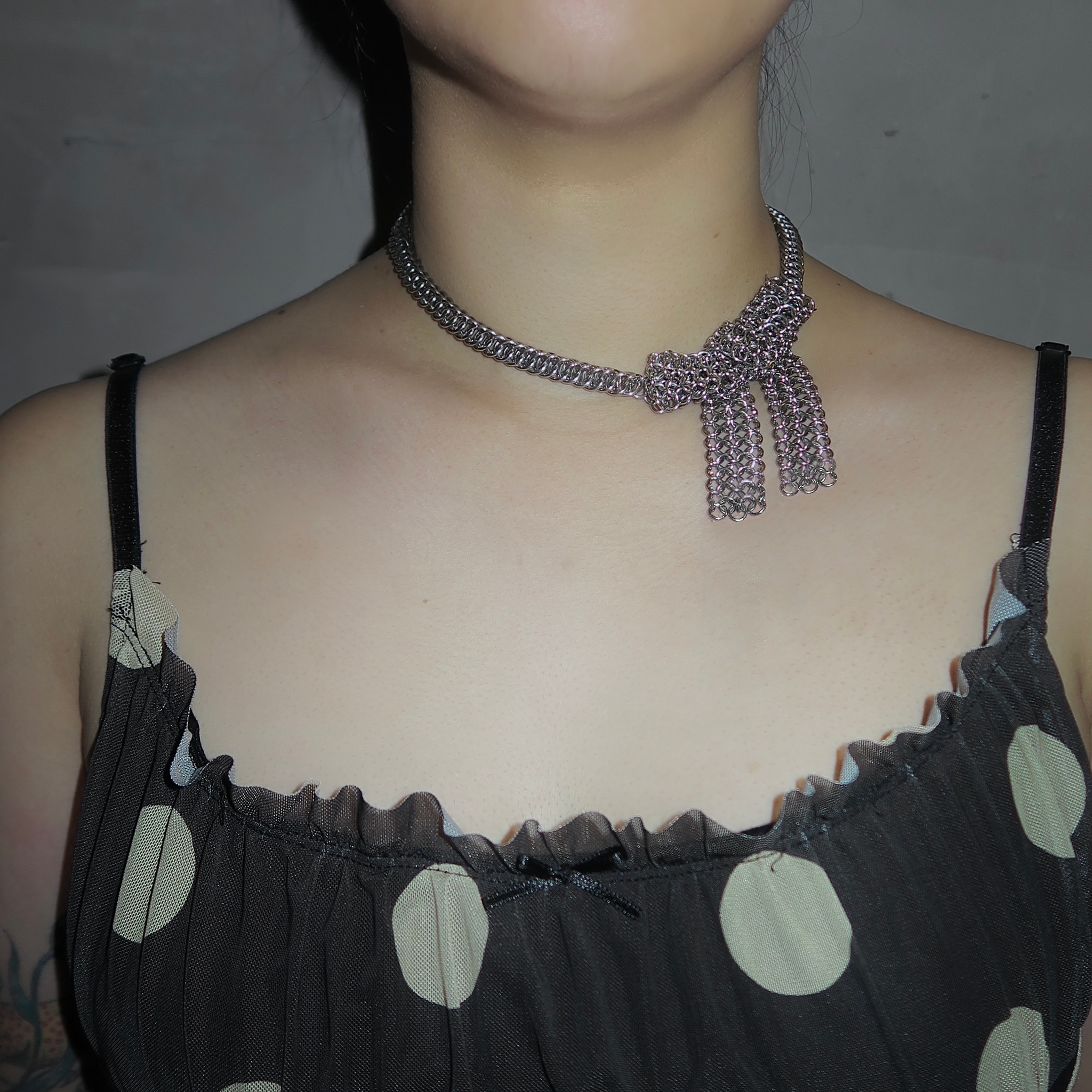 Chainmail Bow Choker